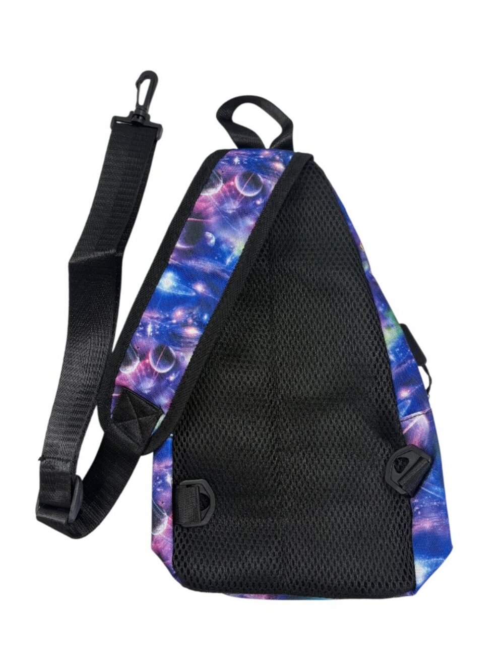 Belt Bag - Sling Bag -Crossbody -3 Compartment -Galaxy / Planet Stars Print- NWT - Picture 2 of 10